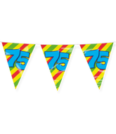 Vlaggenlijn 75 Jaar Gekleurd 10m